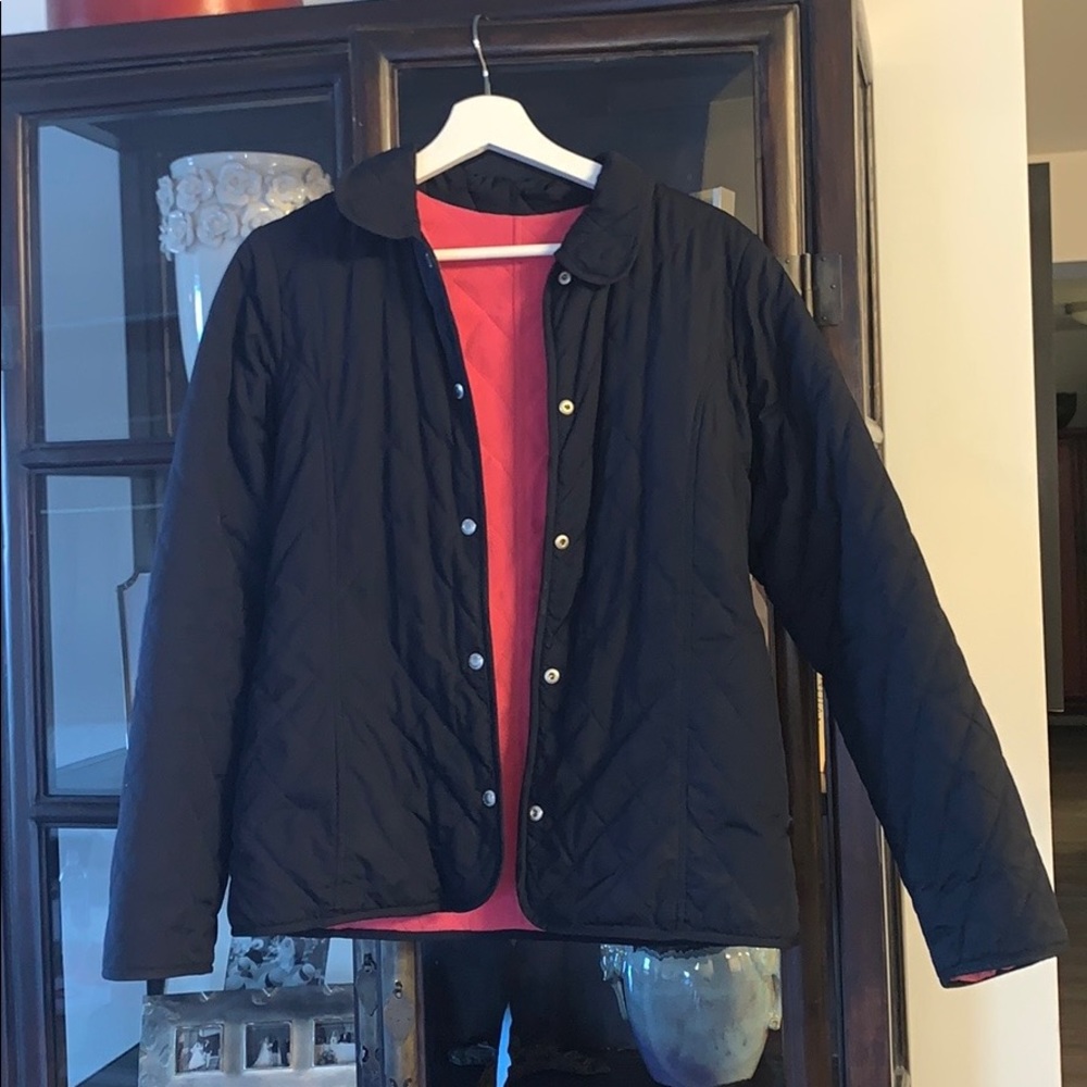 Preppy reversible coat